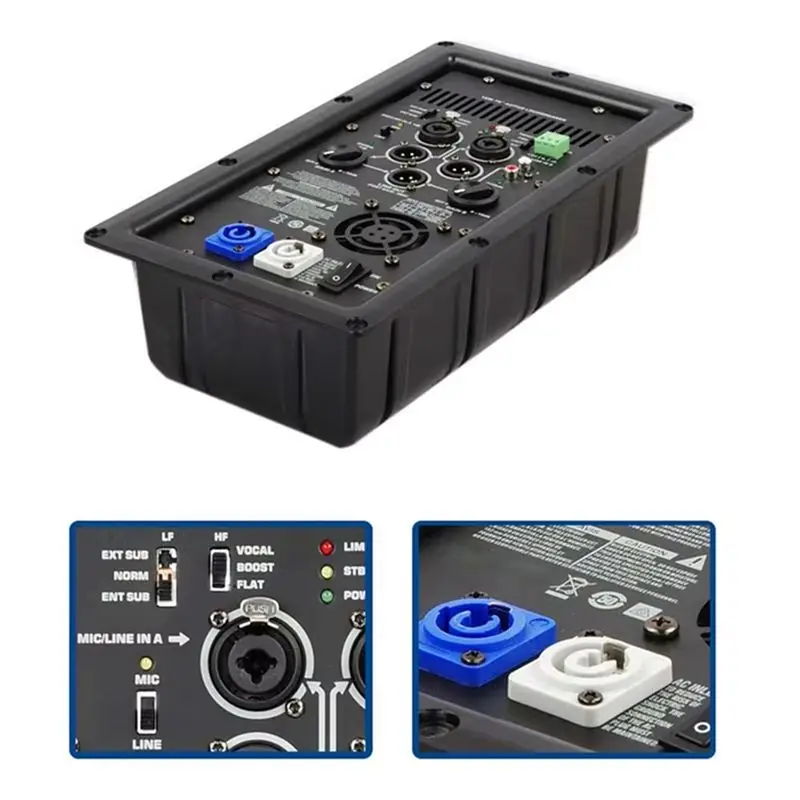 A25P 2X K12A Modulo amplificatore di potenza digitale professionale 1000W Amplificatore di potenza attivo in classe D ampio