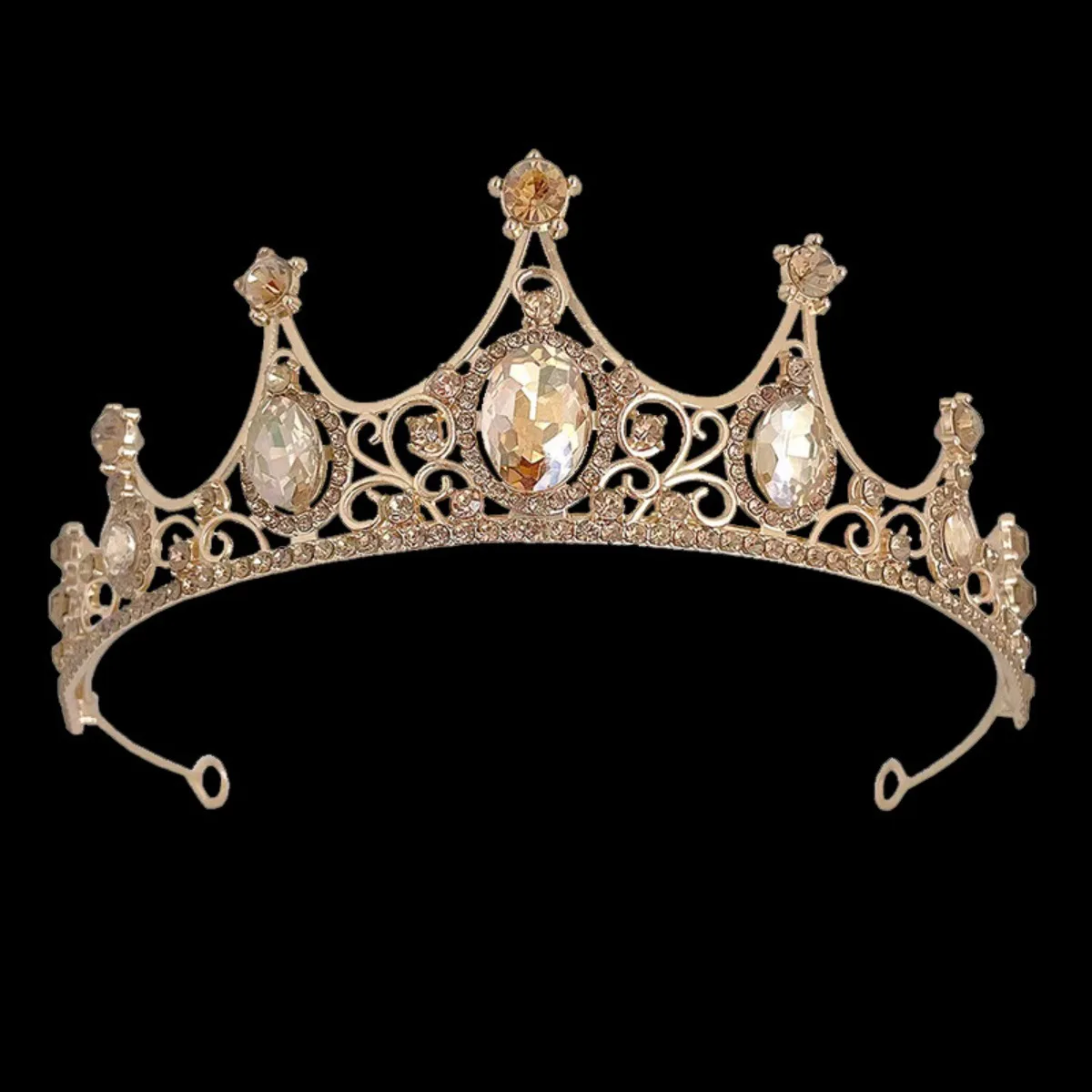 

Элегантная хрустальная тиара – блестящая корона принцессы со стразами, аксессуар для волос для свадьбы, вечеринки и выпускного вечера