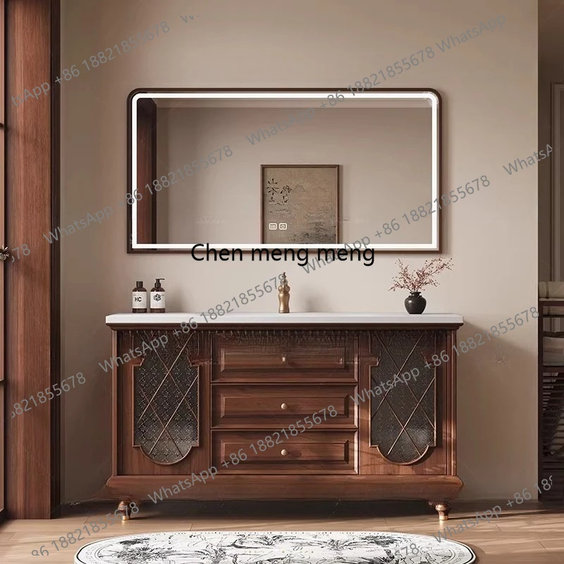 

Medieval Bathroom Cabinets Integrated Basin Floor-standing Bathroom Cabinets French Oak Home Furniture In Particolare