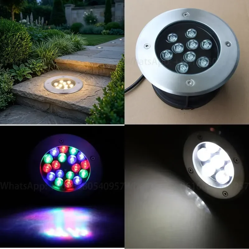 IP65 Waterproof Recessed Garden Uplight LED Underground Inground Light for Garden Wall Concrete Floor in Outdoor Wall Design