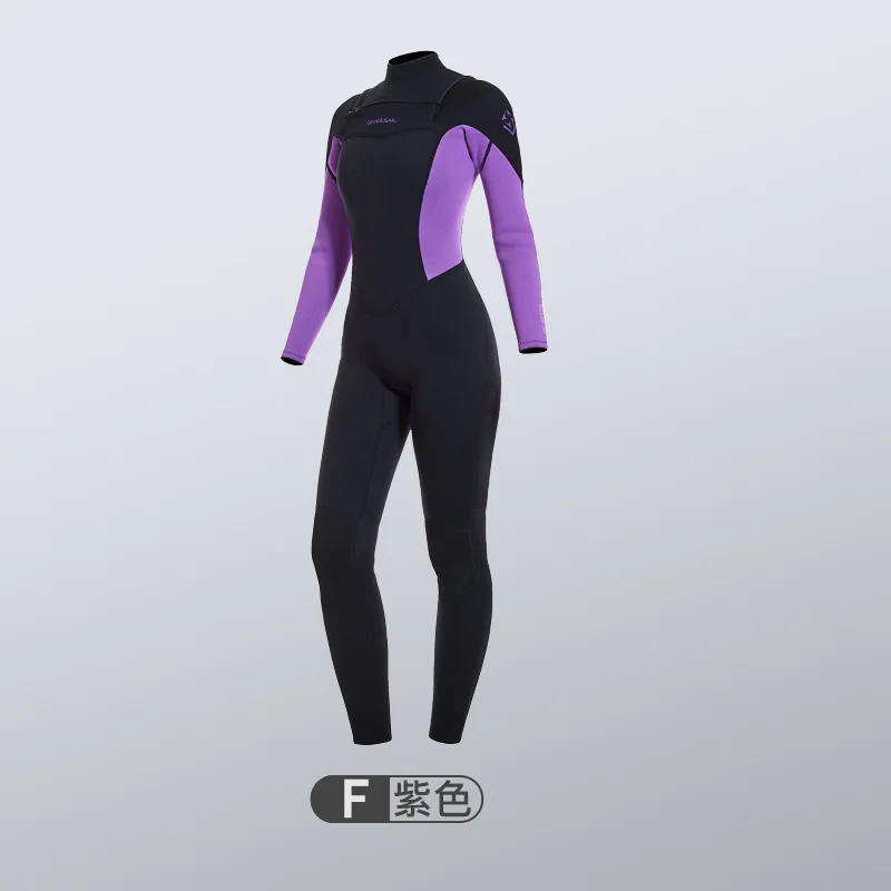 Men/Womens Wetsuits 3/2mm Neoprene Wet Suit Front Zip in Cold Water for Surfing Swimming Diving Long Sleeve Full Body Thermal