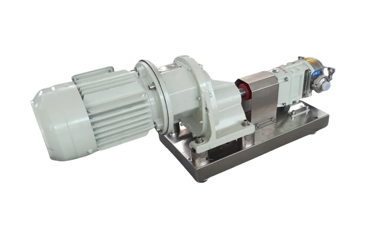 High Quality Sanitary Stainless Steel SS304 SS316L Lobe Transfer Pump Vertical Rotor Lobe Pump Head