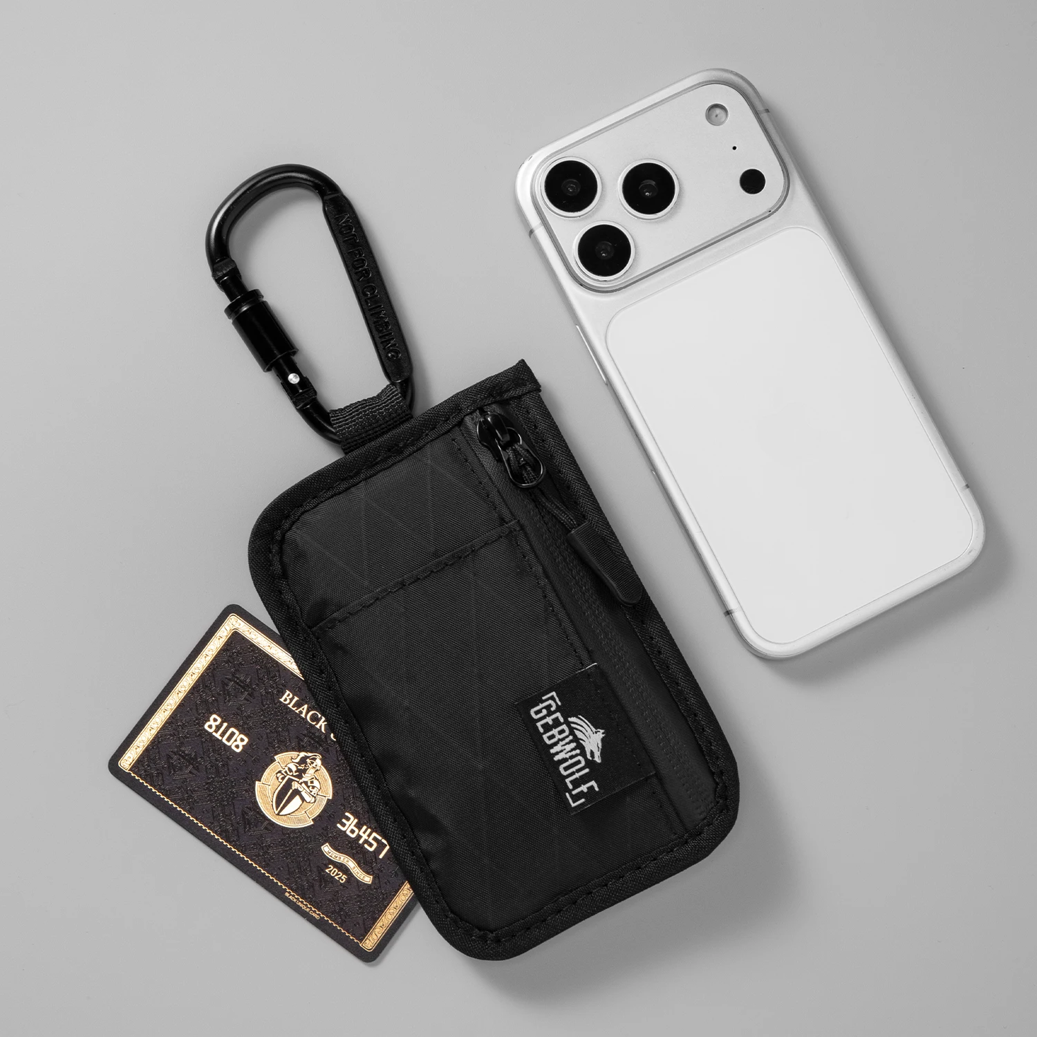 RFID Blocking Pouch Minimalist Hidden Travel Wallet for Cards & Cash, Slim Pickpocket-Proof Design