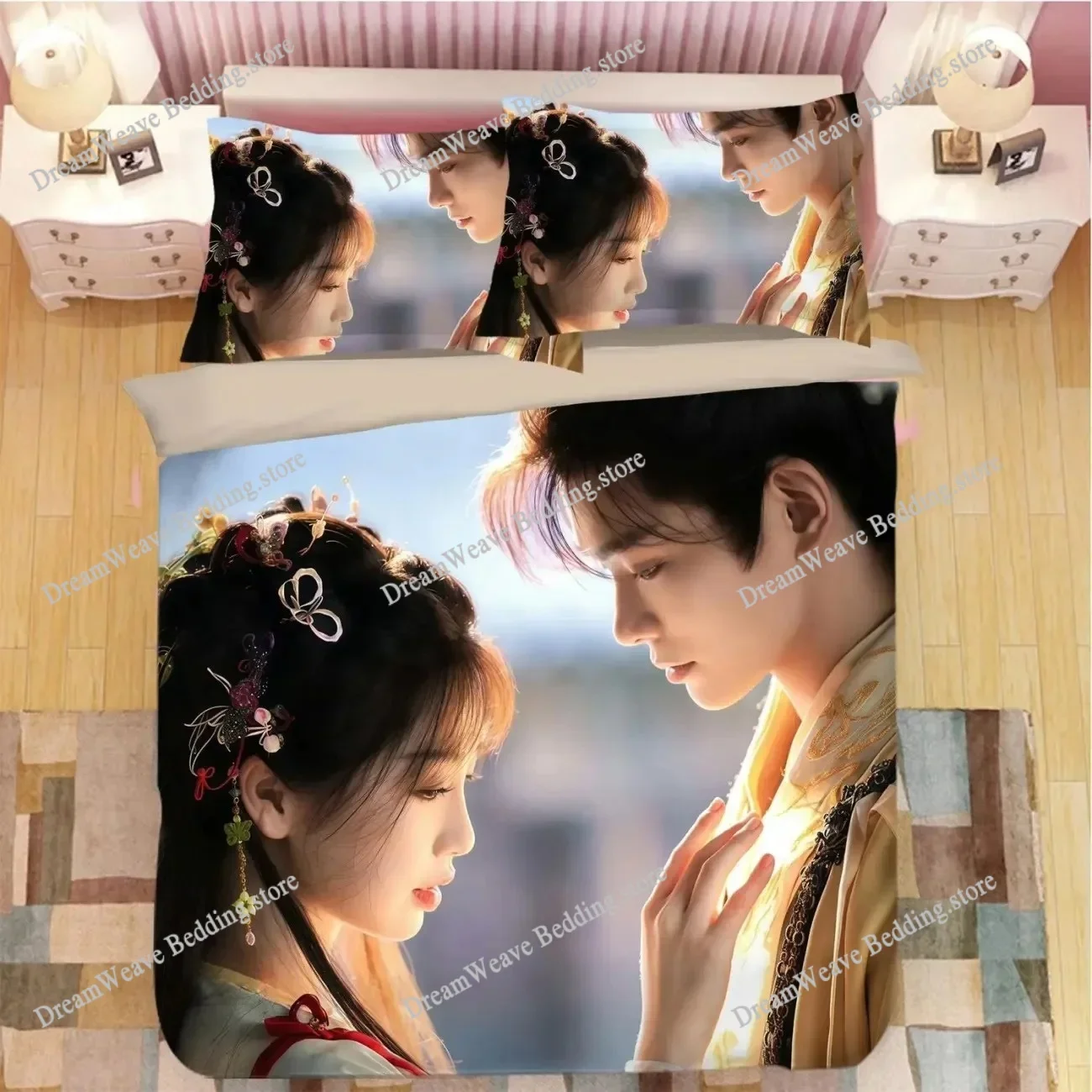 Ding Yuxi Yu Shuxin TV Bedding Set Duvet Cover 3d Bedding Fashion Design Decoration King Duvet Cover Set Double Bed Set Bedding