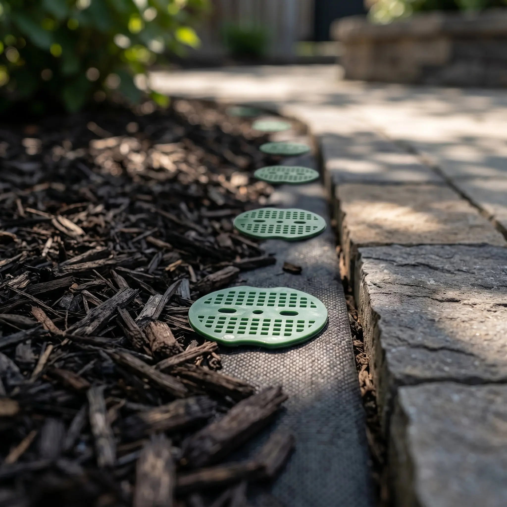 100Pcs Landscape Staple Washers Garden Fabric Gaskets Yard Pins Weed Barrier Mat Pads Mulch Fabric Anchors Ground Staple Washers