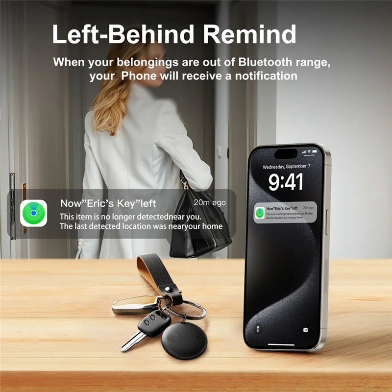 Smart GPS Tracker Finder ใช้งานร่วมกับ Air Tag สําหรับคีย์กระเป๋าเดินทางกระเป๋าเดินทางกระเป๋าสตางค์ 2 ชิ้น