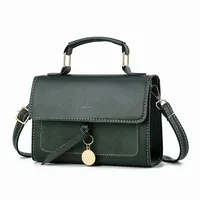 Fashion Shoulder Bag for Women PU Leather Crossbody Bag Design Lady Handbag Vintage Large Capacity Small Square Bag Lady Purse