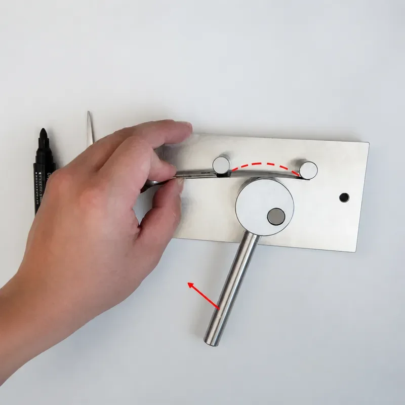 DIY Scissors Arc Corrector Twisting Machine Manual Barber Repair Tool Arc Adjuster Round Radian Corrector for Hairdressing