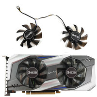 New XFX 75MM 4PIN GA82S2H T28015SH GTX 1060 Gpu, suitable for Galaxy GTX 10601050 960 950, KFA2 GTX 1060 Video Card cooling fans