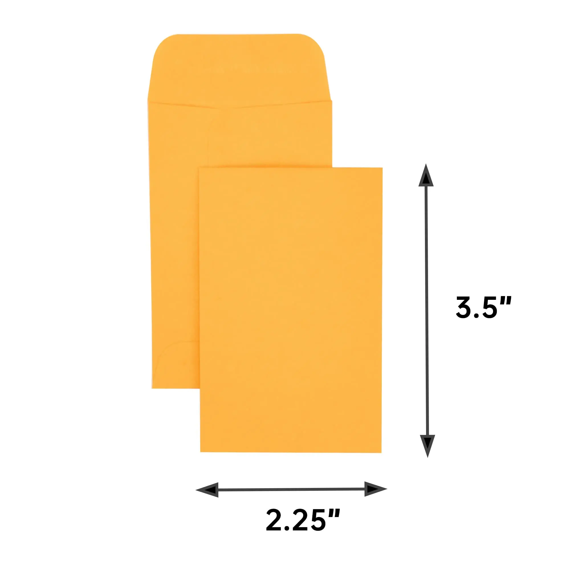 Coin and Crash Envelopes with Gummed Flap, Small Envelope for Home and Office 2.25