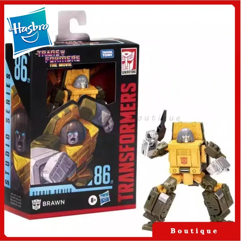 Auf Lager Hasbro Transformers Toys Studio Series Deluxe Class SS-86-22 Brawn Cybertron Autobots Actionfiguren Sammlergeschenke