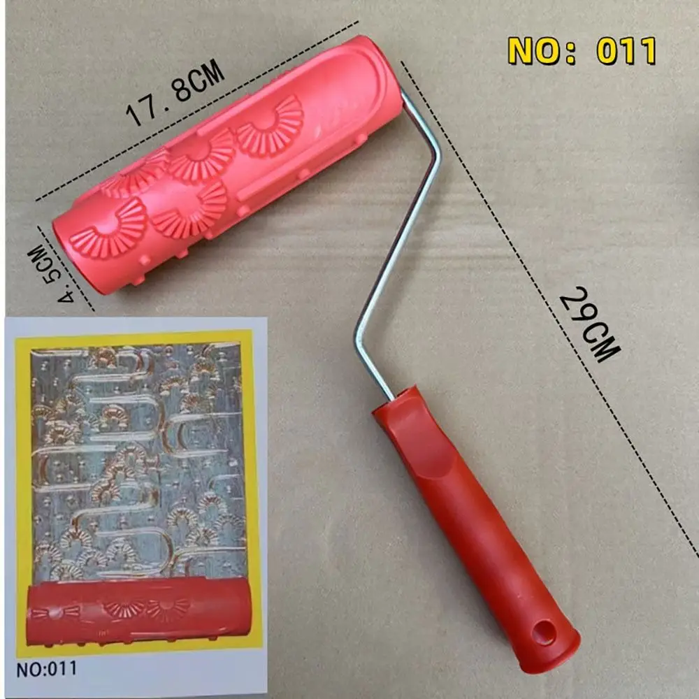 Arts Wood Grain Paint Roller Hand Tools DIY Imitation Wood Pattern Tool Home Decoration Wall Brush Paint Texture