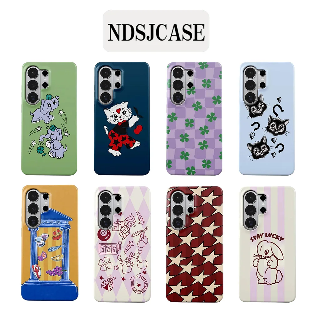 Luxury Clmj Big Energy Phone Case for Samsung Galaxy S20 S23 S24 S25 S26 FE Plus Ultra Edge 4G 5G Double-layer Back Cover