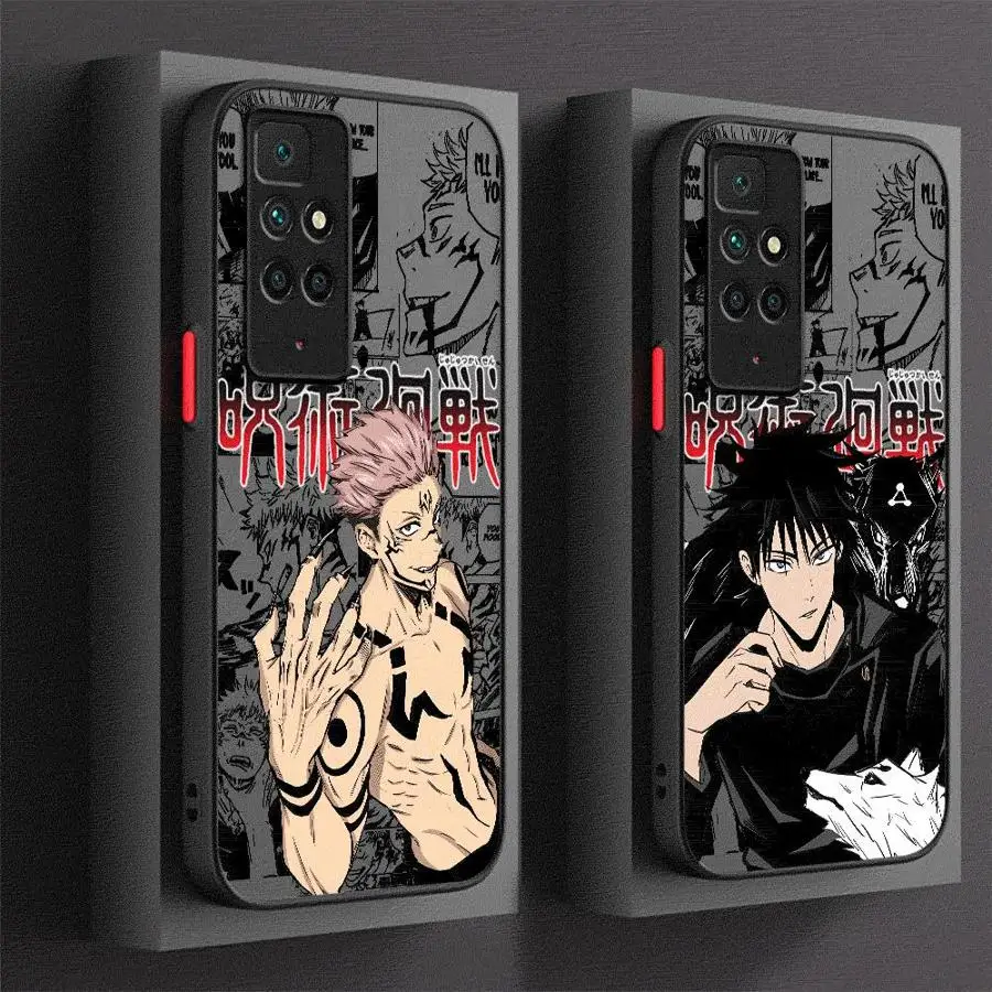 Japanese Anime Yuji Phone Case for Xiaomi Redmi 9 9A 9i 9C 9T 10 2022 10C 10A 12 4G 12C K40 K40 Pro