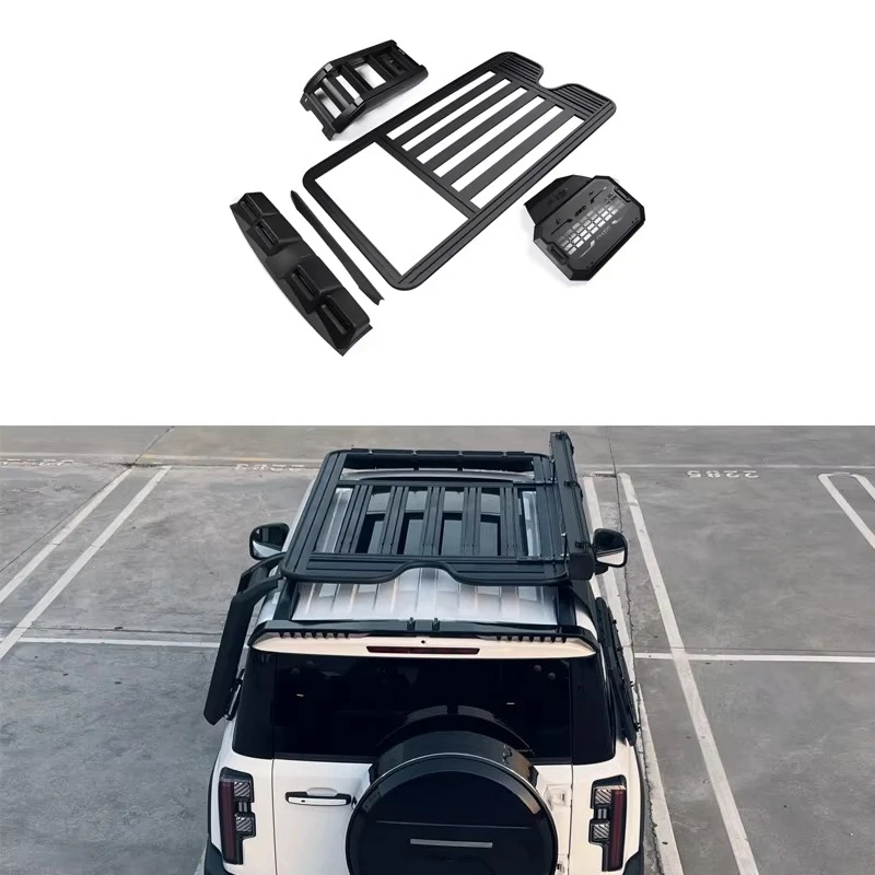 For Baic Bj30 B30E Dune Car Roof Racks Car Roof Ladder Side Storage Box Aluminum Roof Rack for Baic Bj30 B30E Dune Accessories