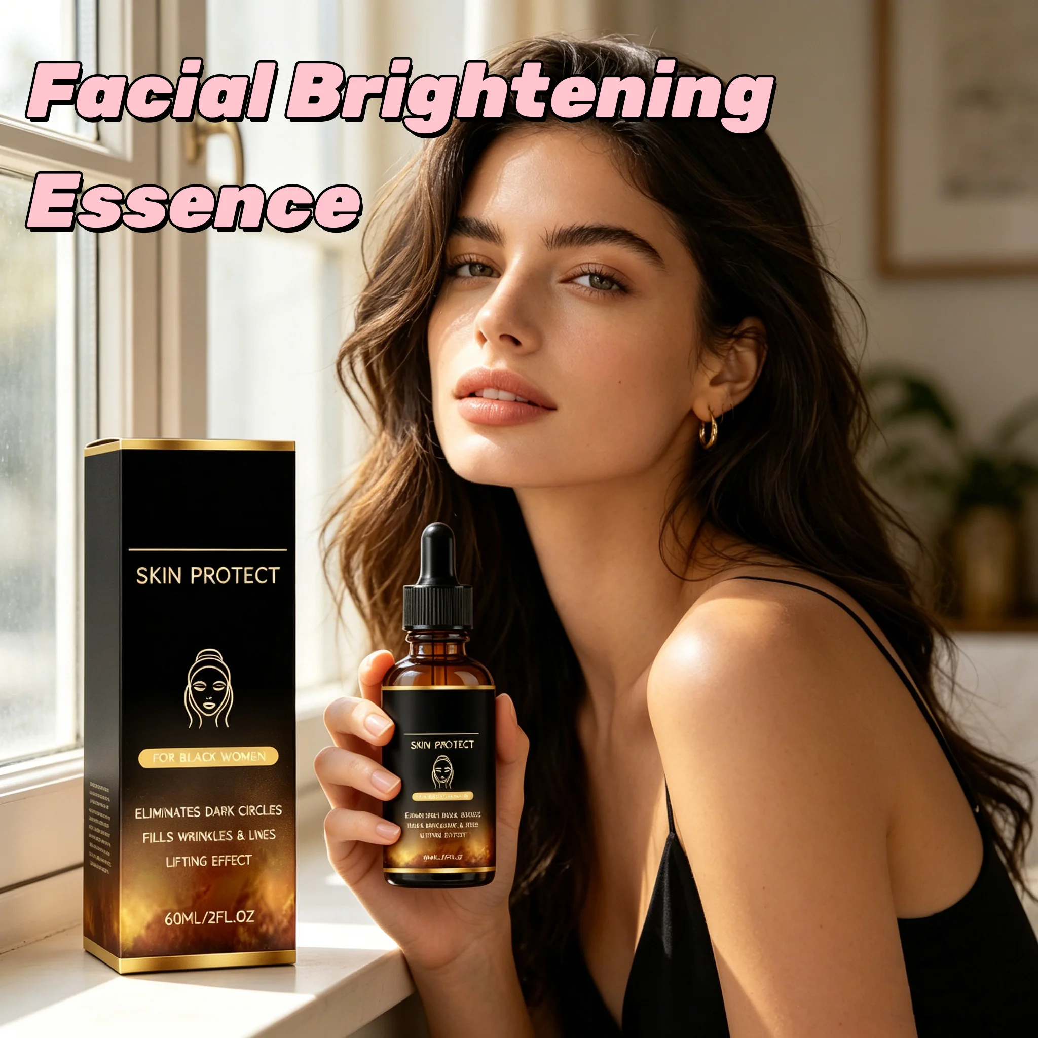 

Facial Brighten Essence Shrink Pores Remove Blackheads Reduce Fine Lines Hydration Oil Control Firm Skin Facial Nourish Essence