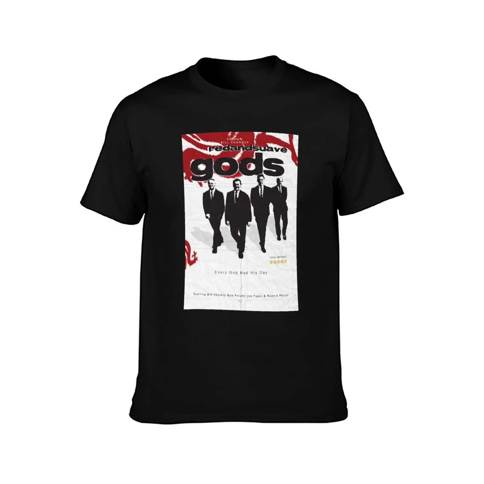 Red and Suave Gods- Bill Shankly, Bob Paisley, Joe Fagan & Ronnie Moran T-Shirt Plus Size Basic Short Sleeve Top T-Shirt