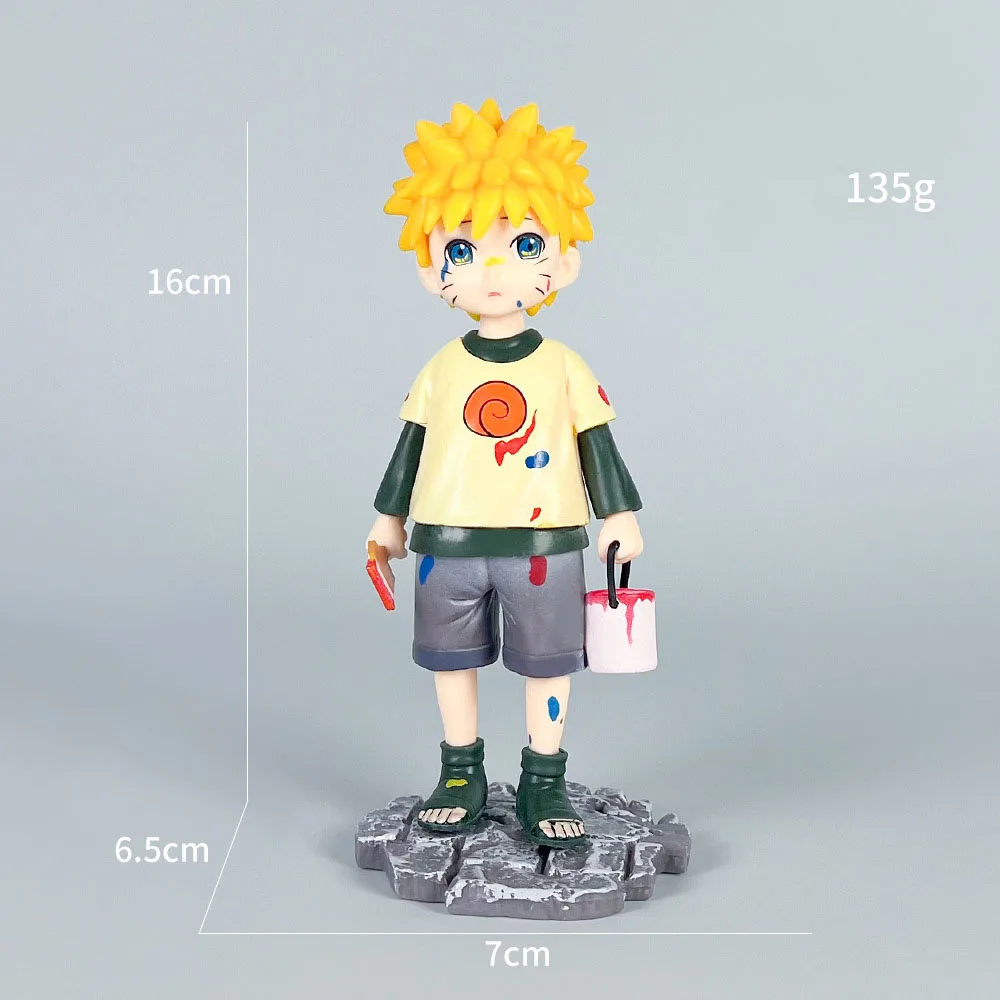 Statue GK Naruto enfant en bas âge de 16 cm, modèle Obito, collection Tide Play, faite à la main, cadeau mignon pour anniversaire