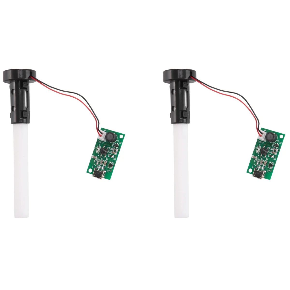 B02B-USB Mini Humidifier Mist Driver Circuit Board Fogger Atomization Film Atomizer Sheet Diy Kits 2Pcs
