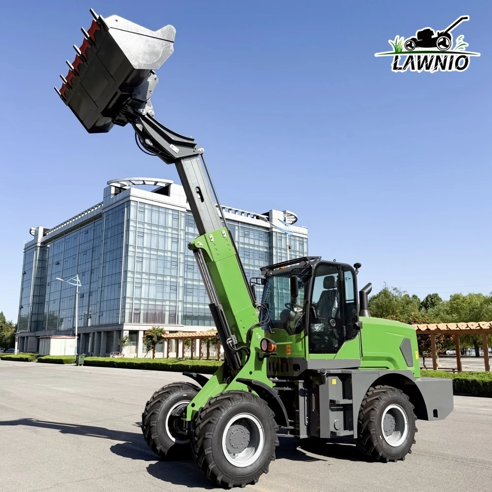 Free Shipping Telescopic Arm Loader   Height and Flexible Steering for Road Maintenance  Loader