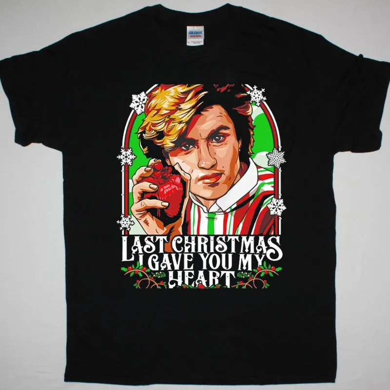 تي شيرت Wham Last Christmas لقد أعطيتك بلدي تي شيرت S 5XL