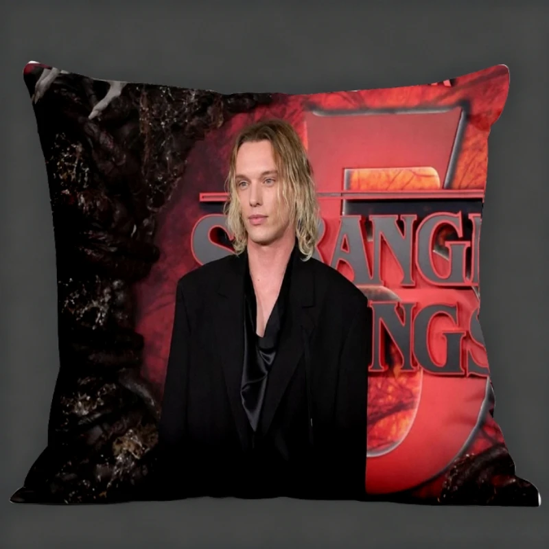 Washable J-Jamie Campbell Bower Pillow Case, Double Sided Anti-Pilling Fabric for Long Lasting Decor and Fan Merchandise