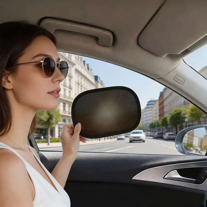 Mini Sommer Auto-Fenster-Sonnenschutz Statische Folie Spurlos Universeller Auto-Sonnenschutz für den Sommer Sonnenschutz Isolierung 1 Stück – Detail 2