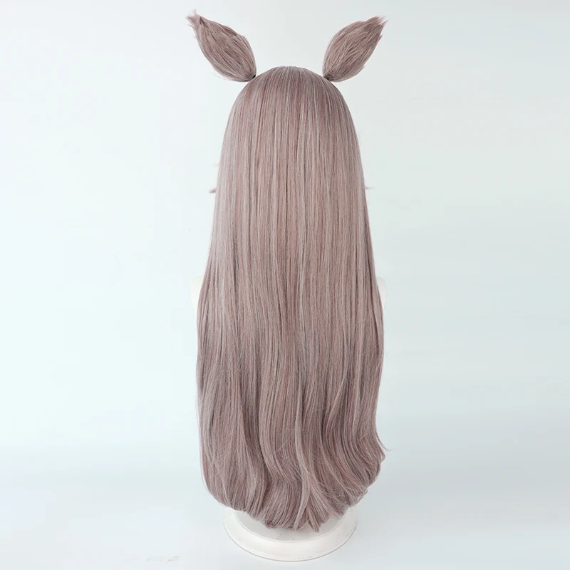 Juego de Anime Uma Musume: Pretty Derby Wonder Acute Cosplay peluca orejas cola disfraz de fiesta de Halloween Prop calor de pelo sintético