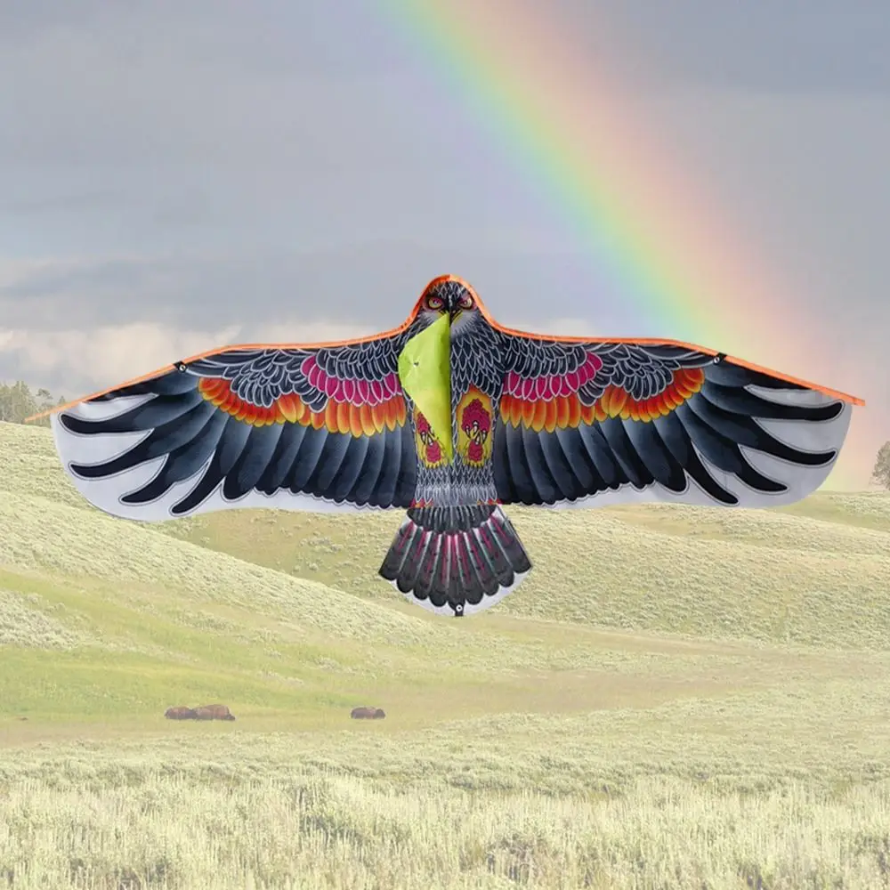 Eagle Kite Line para crianças, pipas grandes voando, esportes ao ar livre, brinquedo DIY, presente para viagens em família, jardim, 30 m, 1.1m