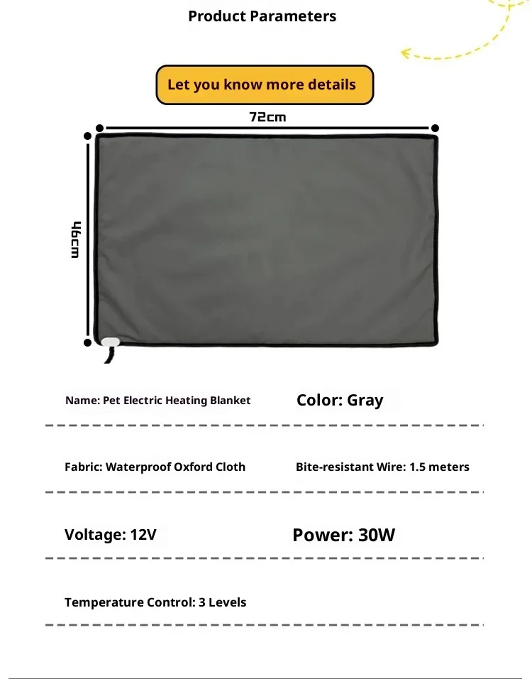 Tappetino riscaldante per animali domestici in grafene, termostato regolabile per serbatoio di rettili, acquario, piantine, geco leopardato, serpente, tartaruga, granchio eremita