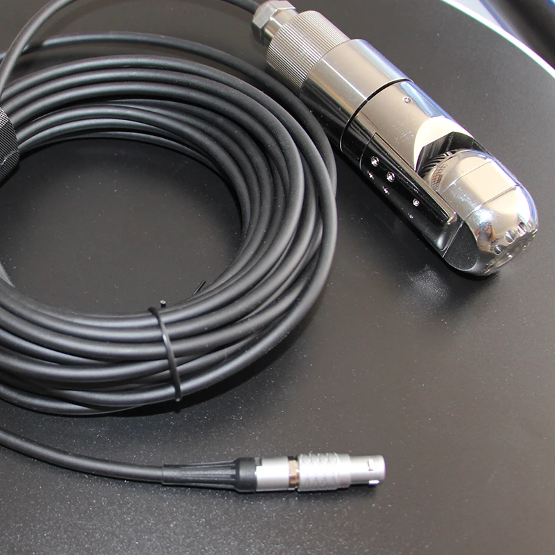 5MP IP68 مقاوم للماء 360 PTZ عموم أنبوبة إمالة المجاري مدخنة CCTV كاميرا فحص الأمن مع تسجيل واي فاي 10.1 بوصة