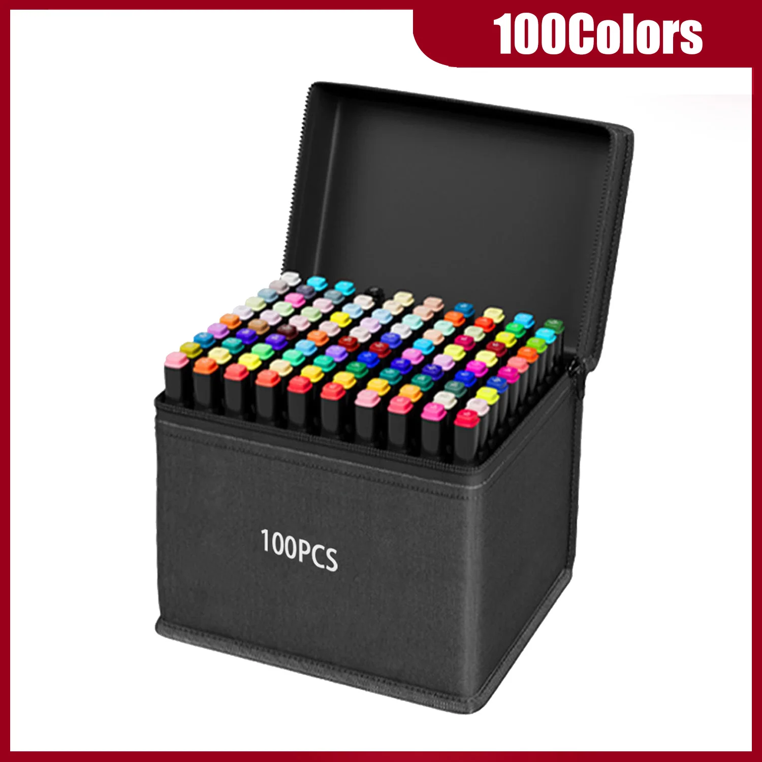 24-262 kleuren alcoholtekening markers Dual Tip permanente kunstschets markers voor illustratie schoolbenodigdheden kerstcadeaus