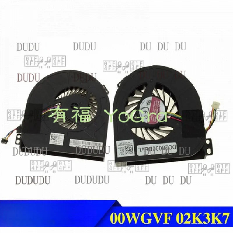 ZZ  0WGVF 00WGVF 02K3K7 2K3K7 FOR DELL Precision M4800 CPU GPU Cooling FAN