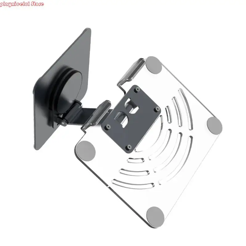 E8BA Foldable Tablet Stand With 360 degree Rotation Height Adjustment Aluminum Holder For 12.9Inch Devices