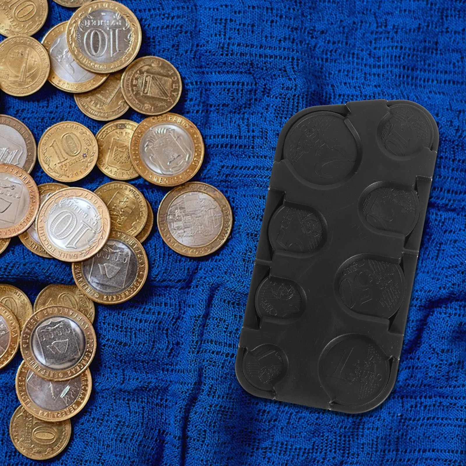 Plastic Coin Holder Large Capacity Waterproof Portable Organizer Us Dollars Euros Storage Box Plastic Coin Holder