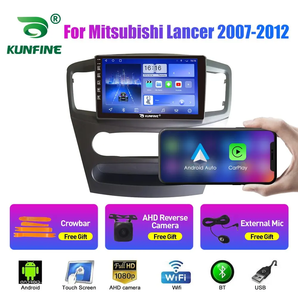 2Din Android Car Radio For Mitsubishi Lancer 2007-2012 Multimedia Video Player GPS Navigation Stereo Audio Head Unit Carplay 4G