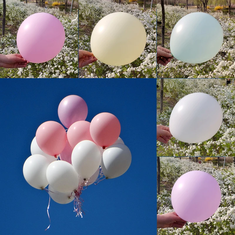 

Pink White Balloon Baby Shower Globos Wedding Christmas Decoration Balls Arch Backdrop Photography Birthday Party Decor