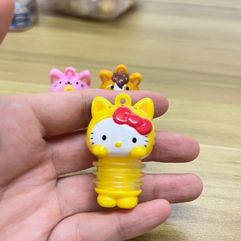 Sanrio Anime Figures Hello Kitty Kawaii Doll KT Cat Cap Desktop Decoration Collect Ornaments Model Toy Kids Gifts