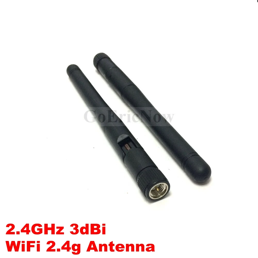 1 pcs 2.4GHz 3 dBi Wireless Male WIFI Antenna Network Booster WLAN RP-SMA Connector