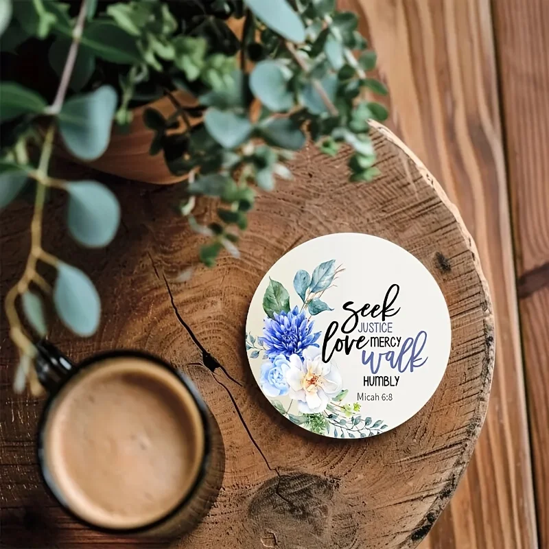 Wooden Bible Verse Coasters 3