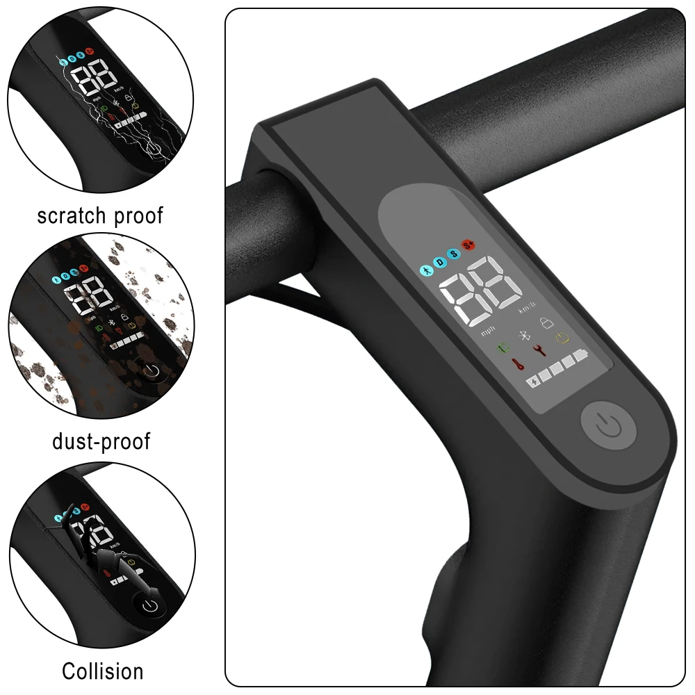 Silicone Panel Protector for Xiaomi 4 Ultra Electric Scooter Display Screen Case Dash Board Panel Waterproof Cover Accessories