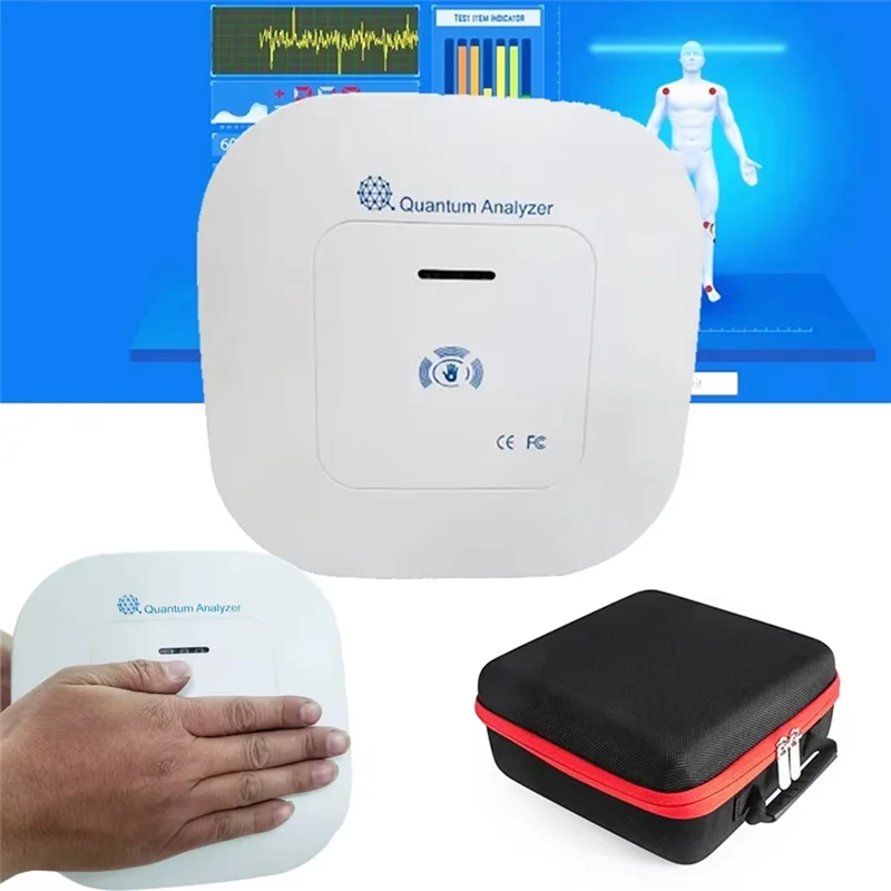 A19E-10G Quantum Resonance Magnetic Analyzer Set Hand Touch Quantum Body Analyzer With 52 Reports For Sub-Health Test 10Th
