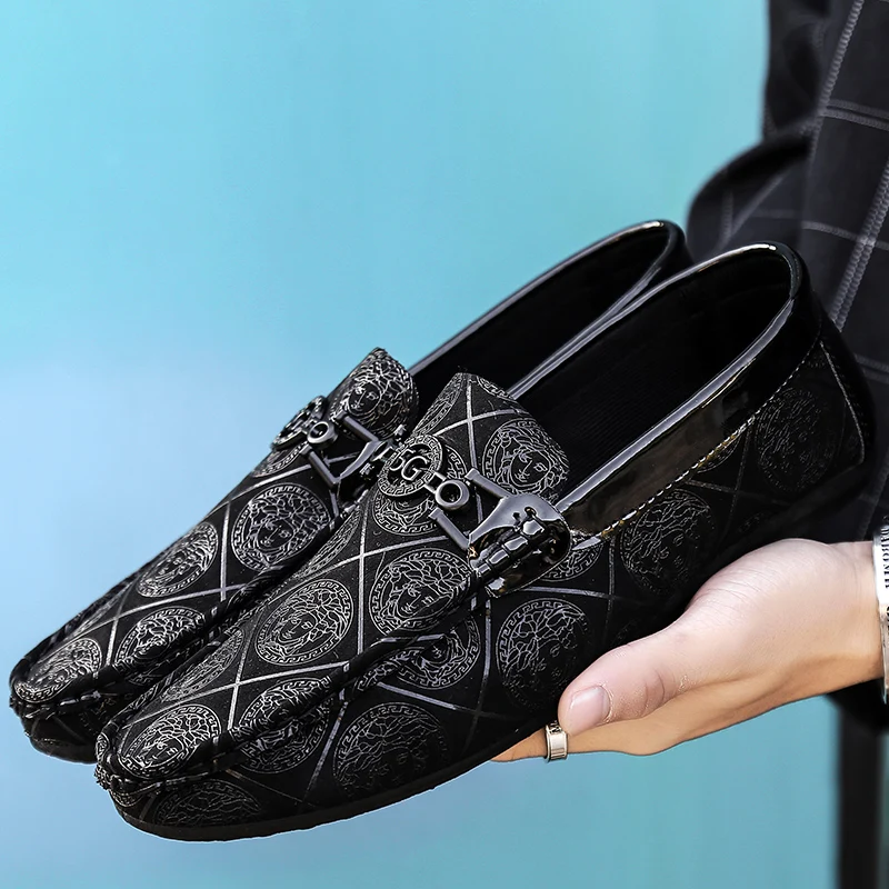 Sweat Resistant Men Loafers Ventilated Shell Speed Up Ventilation, Flexible Structure Reduce Fatigue for Long Walking