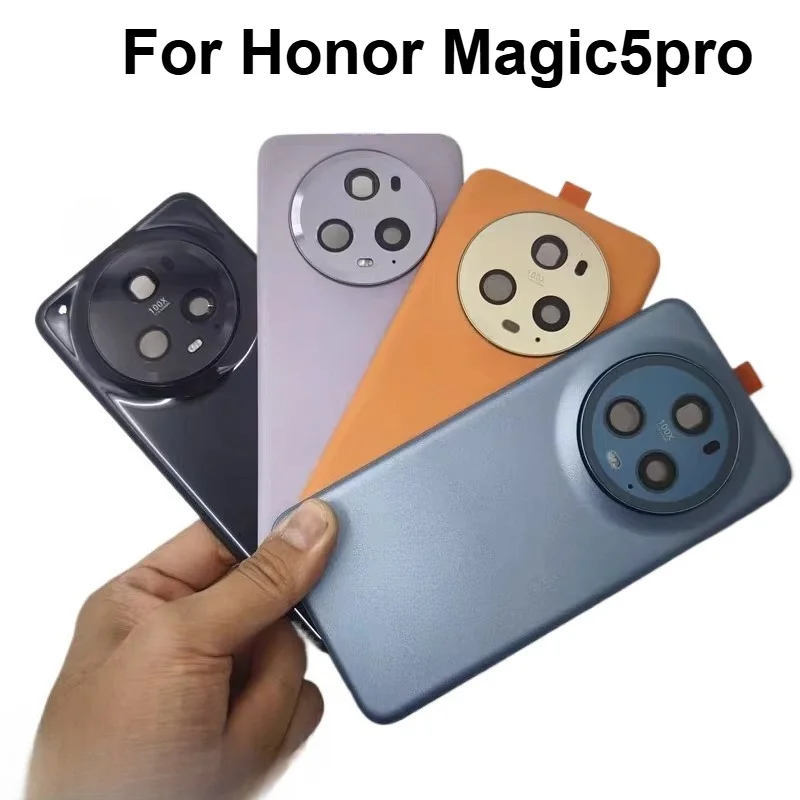 AAA+high quality Back Glass For Honor Magic 5 Pro  Battery Cover Rear Door Housing Panel  Camera Glass For Honor Magic5 Pro