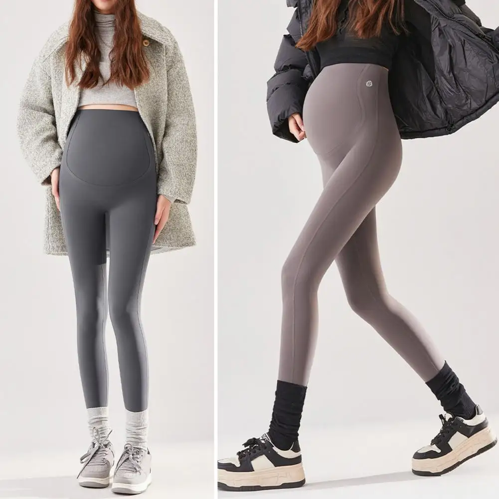 Pregnancy Pants Belly Support Slim Fit High Waist Leggings Women Bottom Pants Spring Autumn Work Leisure Yoga Pregnancy Wear