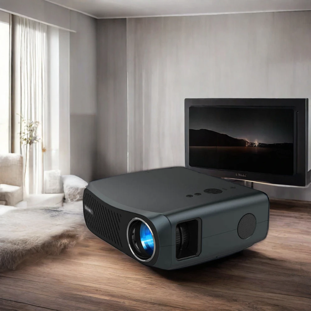 12500 Lumen Full HD 1080p 4K Multimedia Smart Projector Android 9 Operating 2G 16GB Home/Office/Education/Sports/Clubs