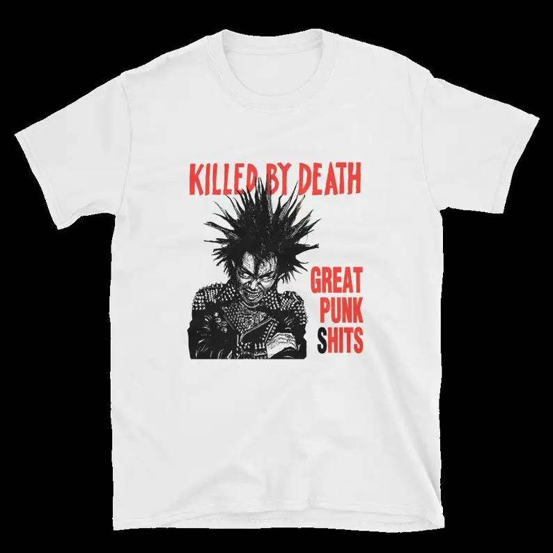 Killed By Death 6 Shirt Men's Cotton T-Shirt O-Neck Tees Short Sleeve Clothes Big Size