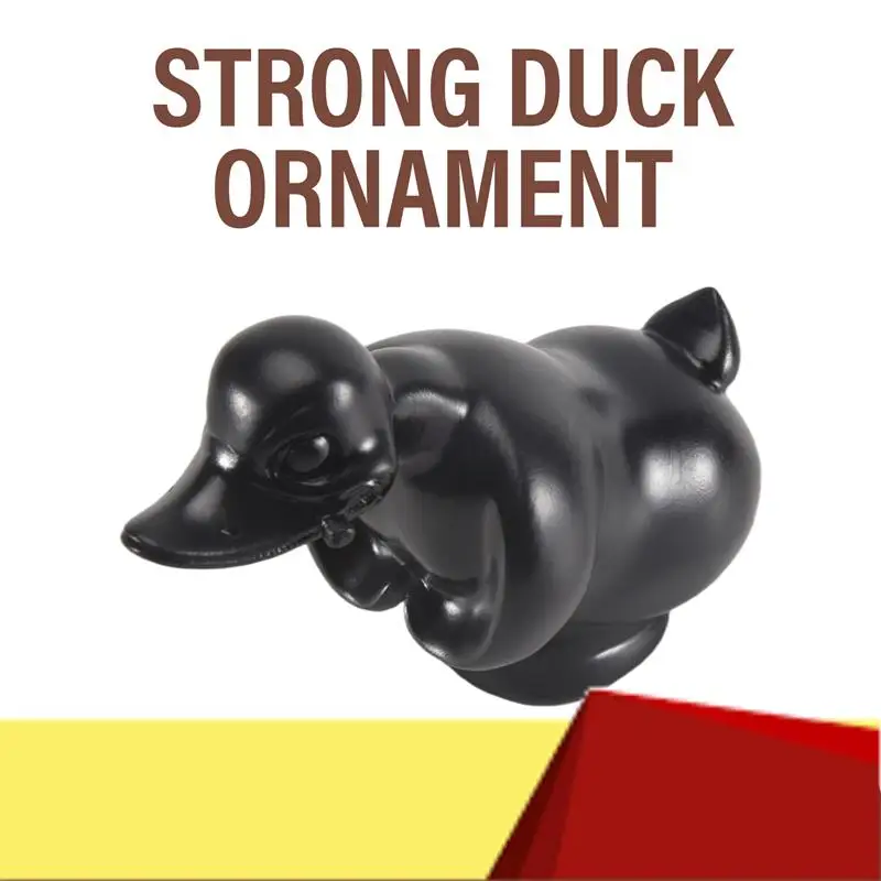 

Angry Duck Car Hood Ornament Car Front Hood Sticker Car Dashboard Decor Strong Duck Decoration Accessories-M53K