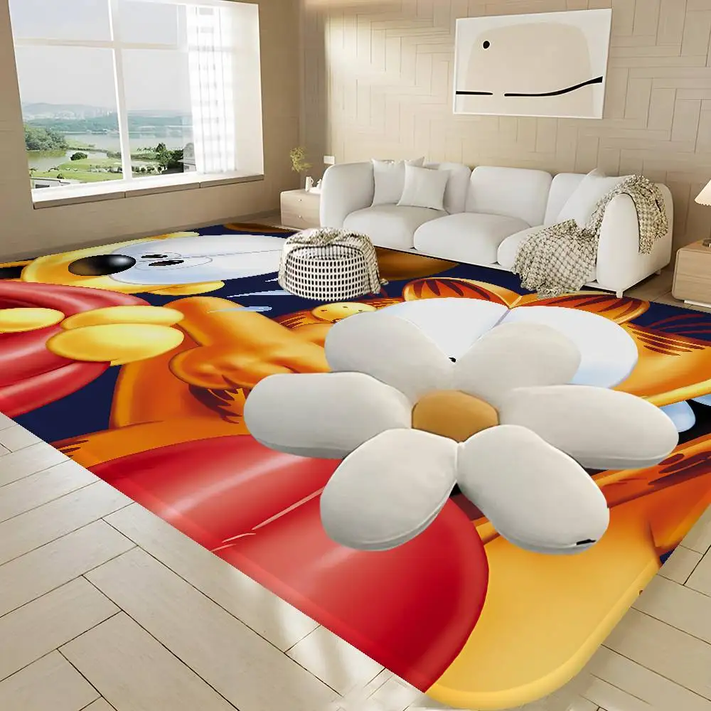Anime G-Garfield Cute Cat Kitchen Mat Room Bedroom Decoration Balcony Anti-Slip Doormat Living Room Alfombra