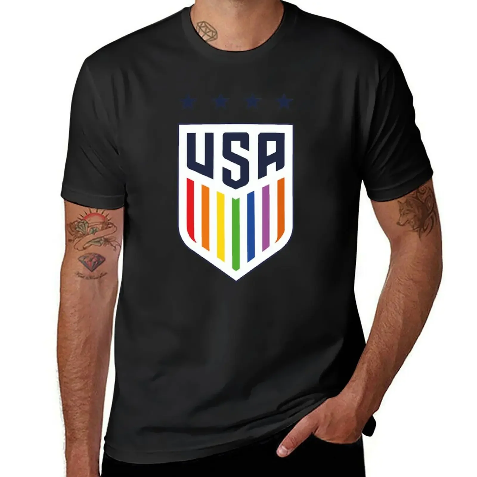 

USWNT-SOCCER-PRIDE -USMNT T-Shirt vintage oversizeds graphic shirts designer t shirt men